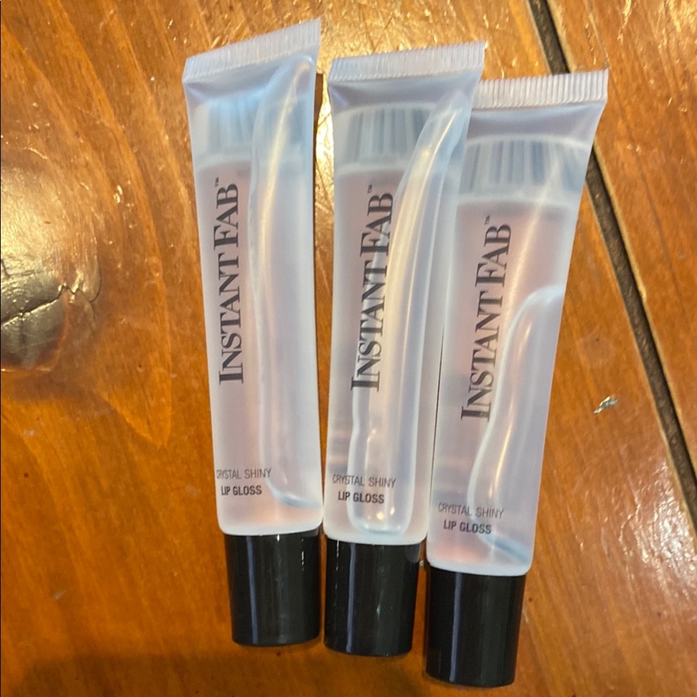 3 pack!!! Crystal Shiny Lip Gloss -